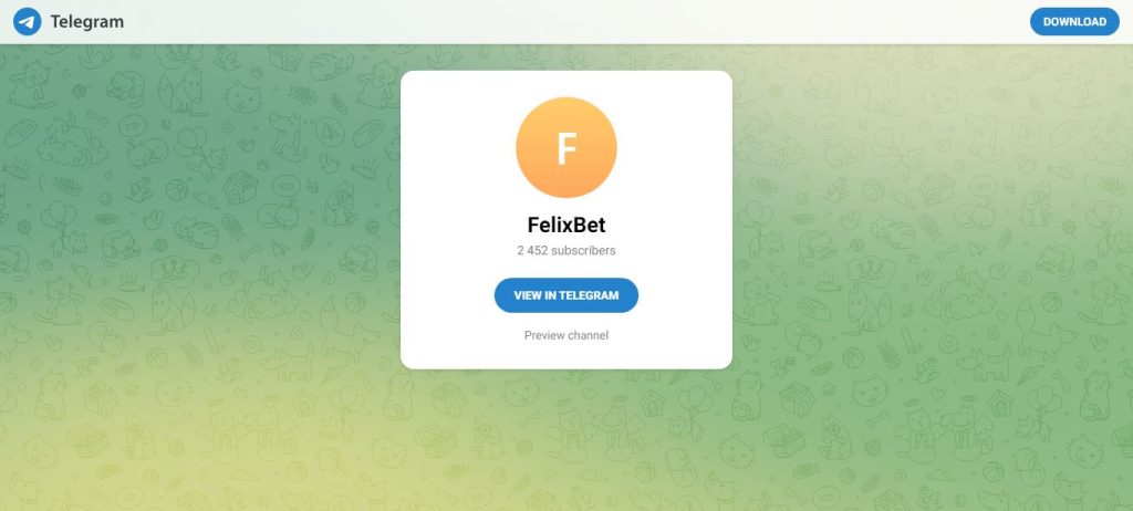 FelixBet Telegram